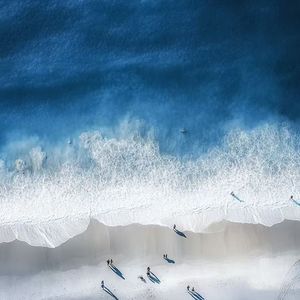 海水变蓝