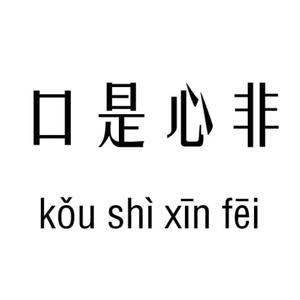 口是心非 (cover: 半吨兄弟)（翻自 半吨兄弟）