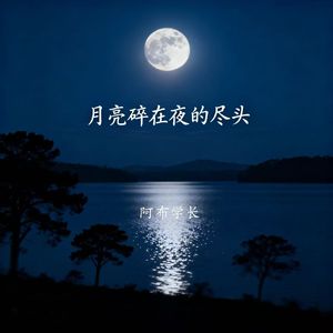 月亮碎在夜的尽头