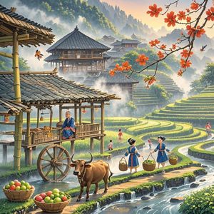 壮乡晨曲_蓝天鸿