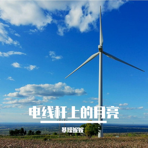 电线杆上的月亮