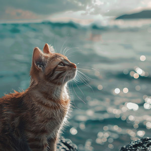Suave Susurro Del Mar Para La Calma Felina