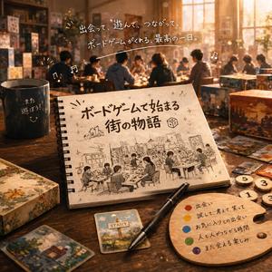 ボードゲームで始まる街の物語