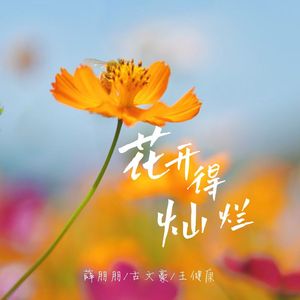 花开得灿烂