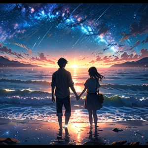 星の海で、君と