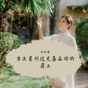 当流星划过光落在你的肩上