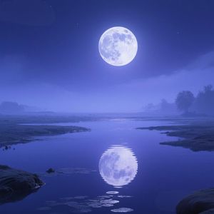 夜幕深沉幽静