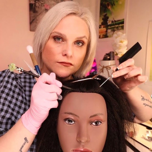 Hair Combing (Hair Combing, Gloves, Brush, Hair & Scalp Sounds), Pt. 4