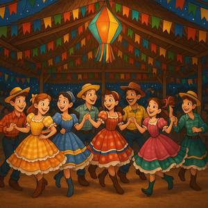 Quadrilha Junina, Decoração Junina