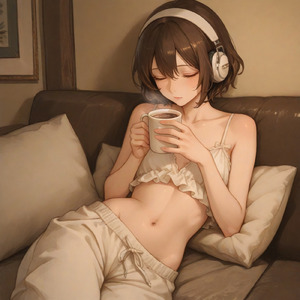 Peaceful Lofi Sax on a Rainy Night for Focus