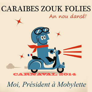 Moi président à mobylette
