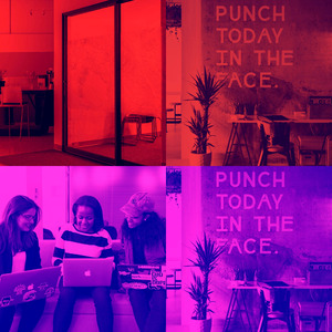 柔和的办公室工作时刻