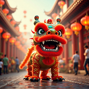 Chinese Dragon Dancing