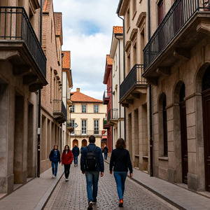 旧市街を歩く時に聴く気分の上がる曲「散歩」