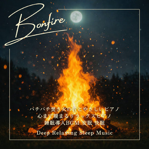 癒しの音色が心地いい高音質睡眠導入BGM 安眠・癒しリラックスのα波音楽 (3分で眠れる焚火)