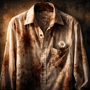 Kirlenmiş gömleğinin