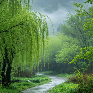 烟雨送春归