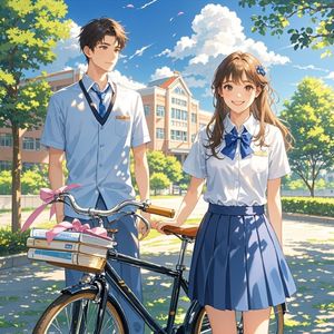 单车后座的夏天-冯杰