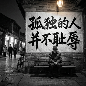 孤独的人并不耻辱