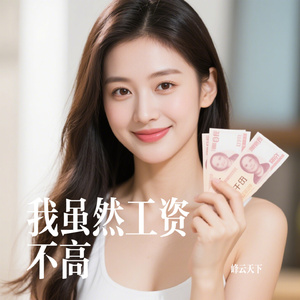 我虽然工资不高