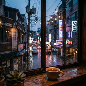 벽화가 지워진 골목