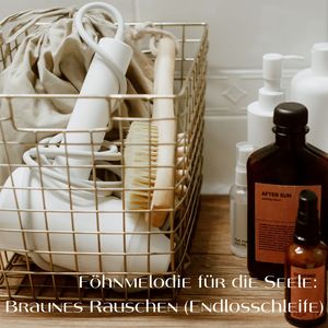 Stille im Friseursalon: Endlosschleife von Braunem Rauschen