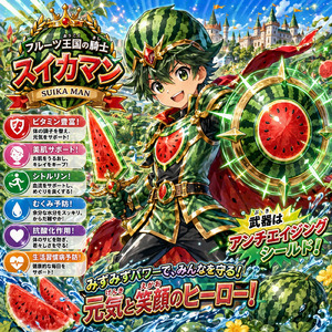 フルーツ王国の騎士・スイカマン