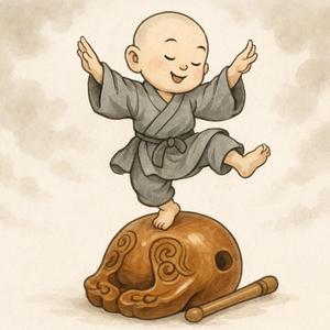 불경 외우다가 갑자기 비트가 들렸습니다