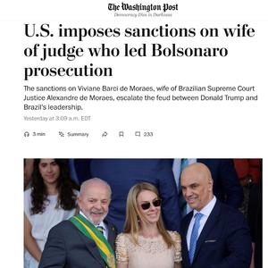 Viviane sacionada como o marido