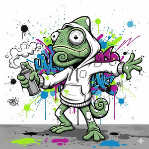 隠れベタなカメレオン (feat. 甘栗, シャリー & K二郎)