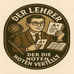 Der Lehrer, der die noten Verteilt