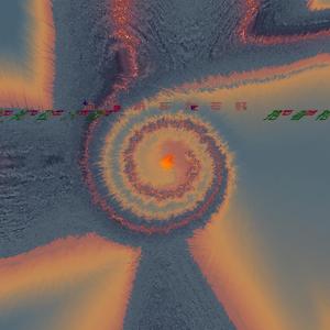 抱着枪死在荒野