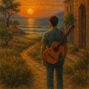 שקיעה מול הים התיכון