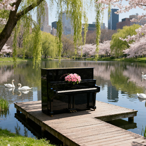 轻音乐舒缓钢琴曲｜花间