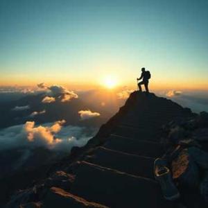 정상에서 내려다본 나