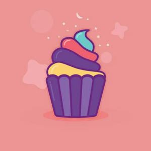 Starry Cupcake