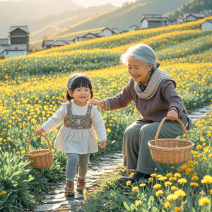 苦菜花开满山坡