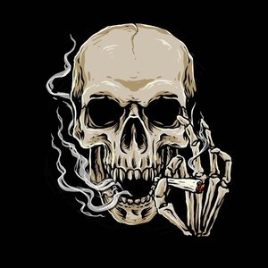 Smoking Skull