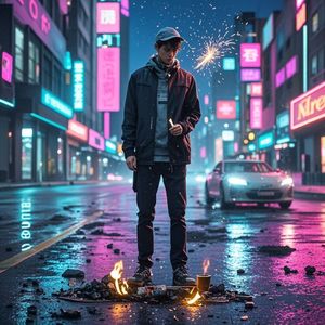 霓虹灰烬-曲音莎