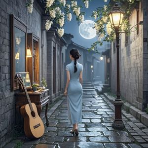 月光旧巷-静水流年