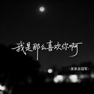 我是那么喜欢你啊