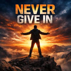 Never give in