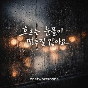 흐르는눈물이멈추질않아요