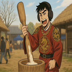 요즘 것들은 방아 찧는다