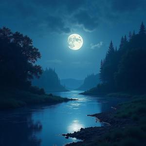 달빛 흐르던 강변