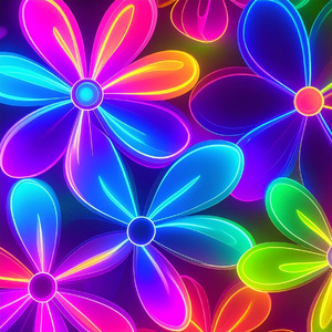 ネオンの花