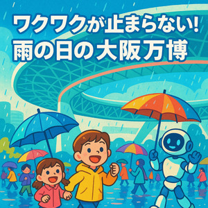 ワクワクが止まらない！雨の日の大阪万博