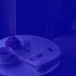 柔和的咖啡店时刻