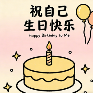 祝自己生日快乐