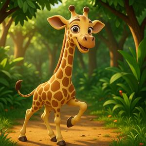 2-Jerapah tinggi, menjulang ke langit